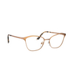 Prada PR 62XV Eyeglasses SVF1O1 pink gold - product thumbnail 2/4