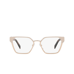 Prada® Irregular Eyeglasses: PR 63WV color Powder/ Pink Gold 05L1O1.