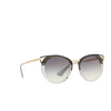Prada PR 66TS Sunglasses MRU130 striped grey - product thumbnail 2/4