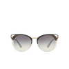 Prada PR 66TS Sunglasses MRU130 striped grey - product thumbnail 1/4
