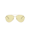 Prada PR 66XS Sunglasses ZVN01F pale gold - product thumbnail 1/4