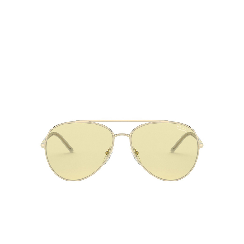 Prada PR 66XS Sunglasses ZVN01F pale gold - 1/4