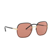 Prada PR 67XS Sunglasses 01H1P1 black / brown - product thumbnail 2/4