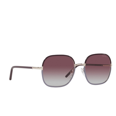 Prada PR 67XS Sunglasses 03U412 plum / wisteria - three-quarters view
