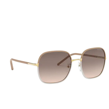 Prada PR 67XS Sunglasses 09G3D0 beige / white - three-quarters view