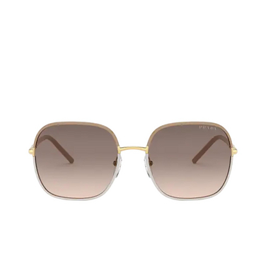 Prada PR 67XS Sunglasses 09G3D0 beige / white - front view