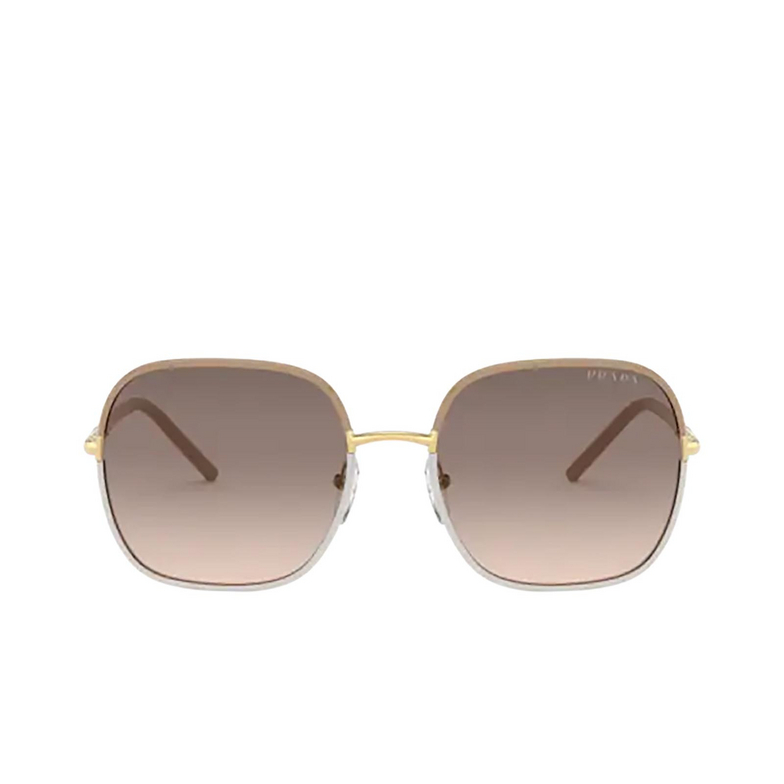 Prada PR 67XS Sunglasses 09G3D0 beige / white - 1/4