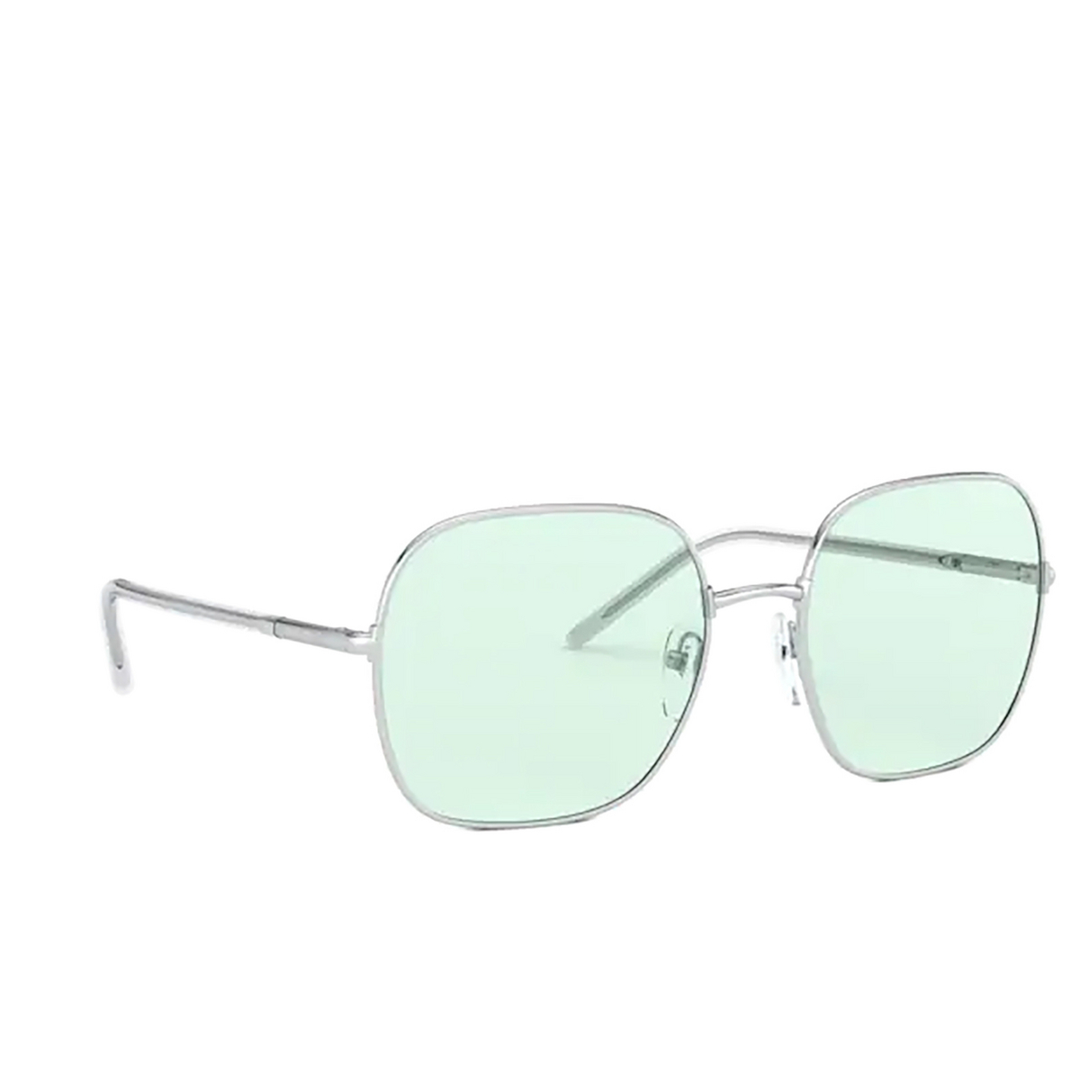 Prada PR 67XS Sunglasses 1BC08D Silver - three-quarters view