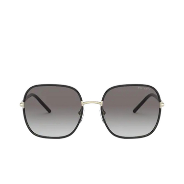 Prada PR 67XS Sunglasses AAV0A7 pale gold / black - front view