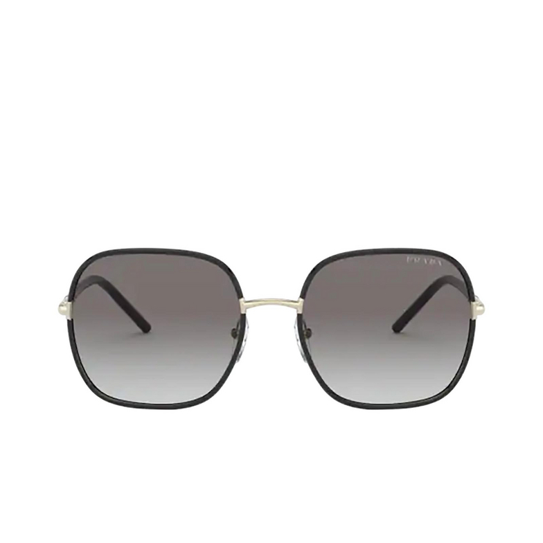 Prada PR 67XS Sunglasses AAV0A7 pale gold / black - 1/4