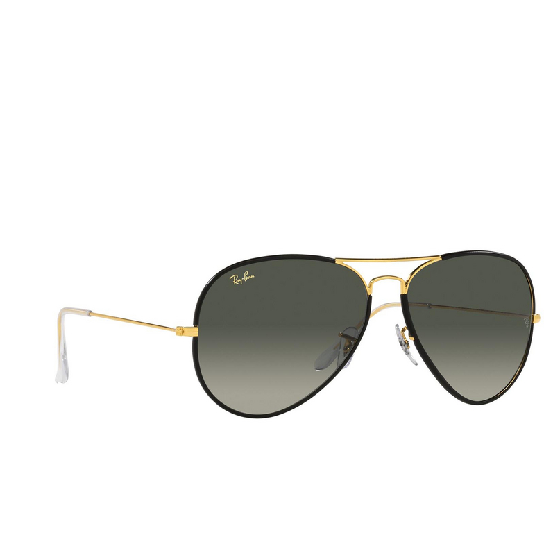 Ray-Ban AVIATOR FULL COLOR Sunglasses 919671 black on legend gold - 2/4