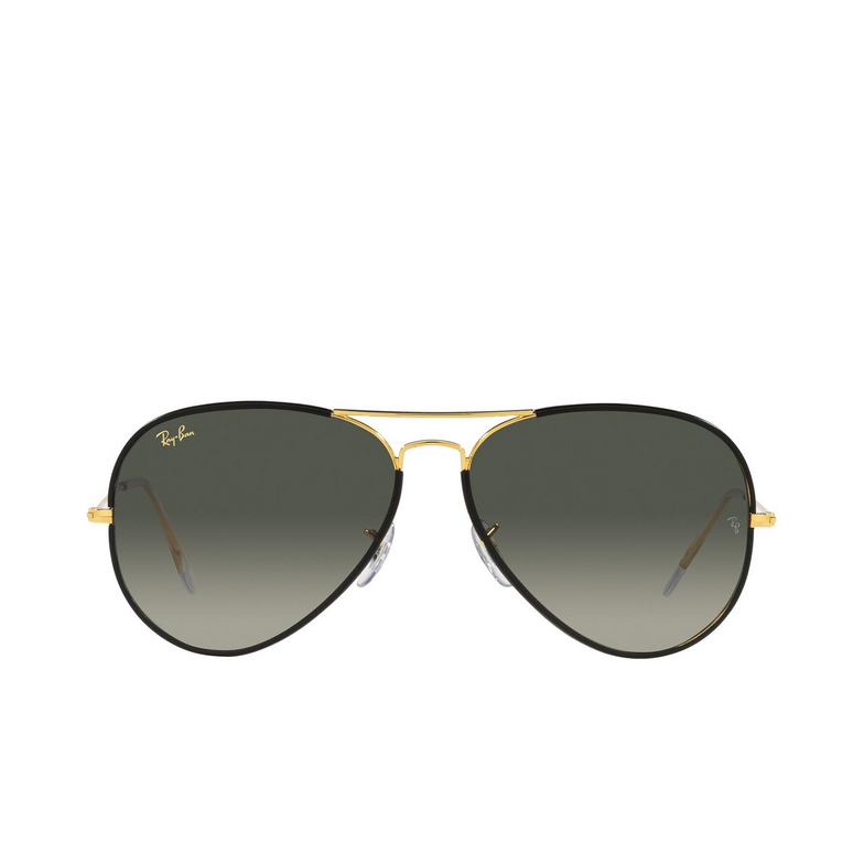 Ray-Ban AVIATOR FULL COLOR Sunglasses 919671 black on legend gold - 1/4