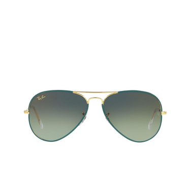 Ray-Ban AVIATOR FULL COLOR Sunglasses 9196BH petroleum on legend gold - front view