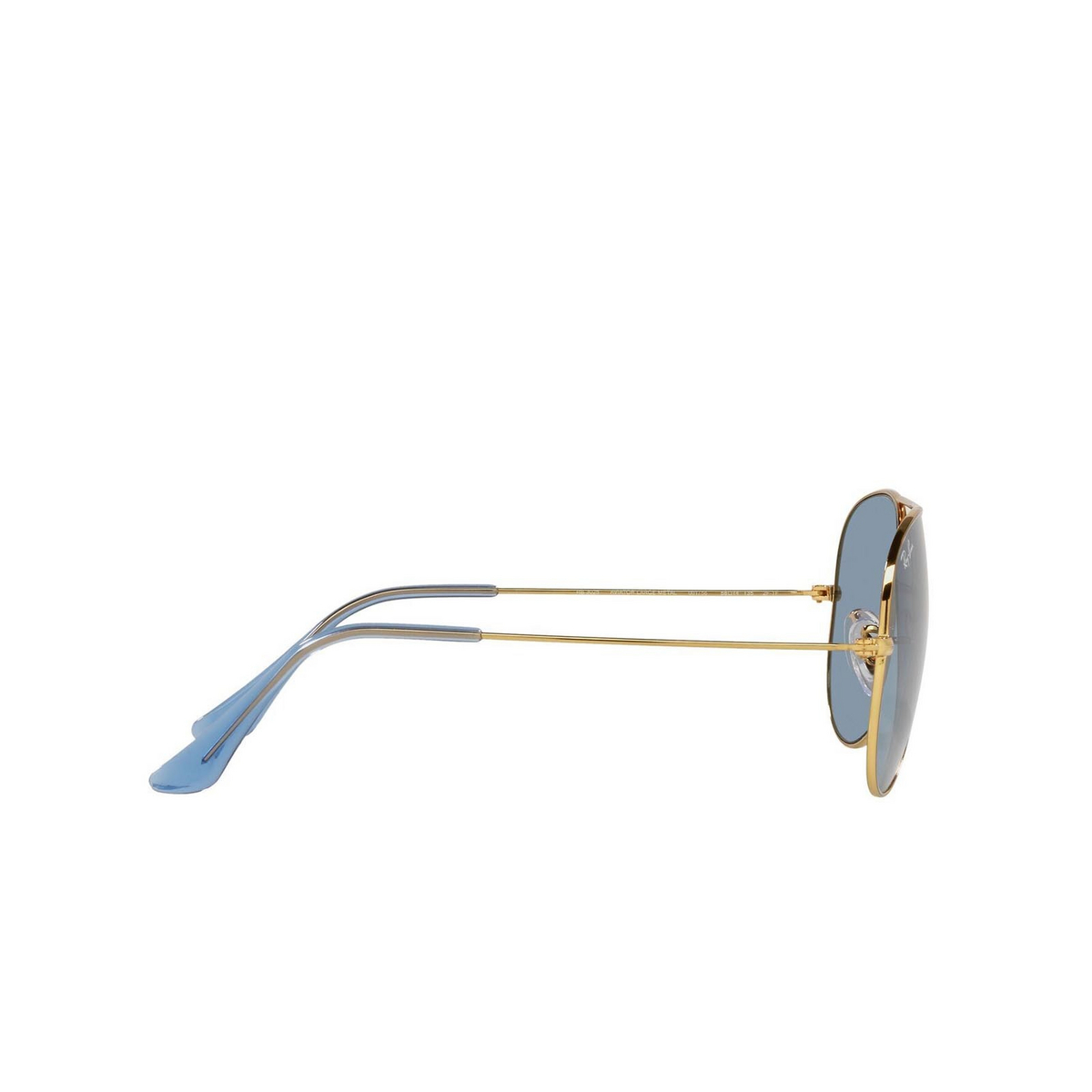 Ray-Ban® Aviator Sunglasses: RB3025 Aviator Large Metal color 001/56 True Blue - 3/3