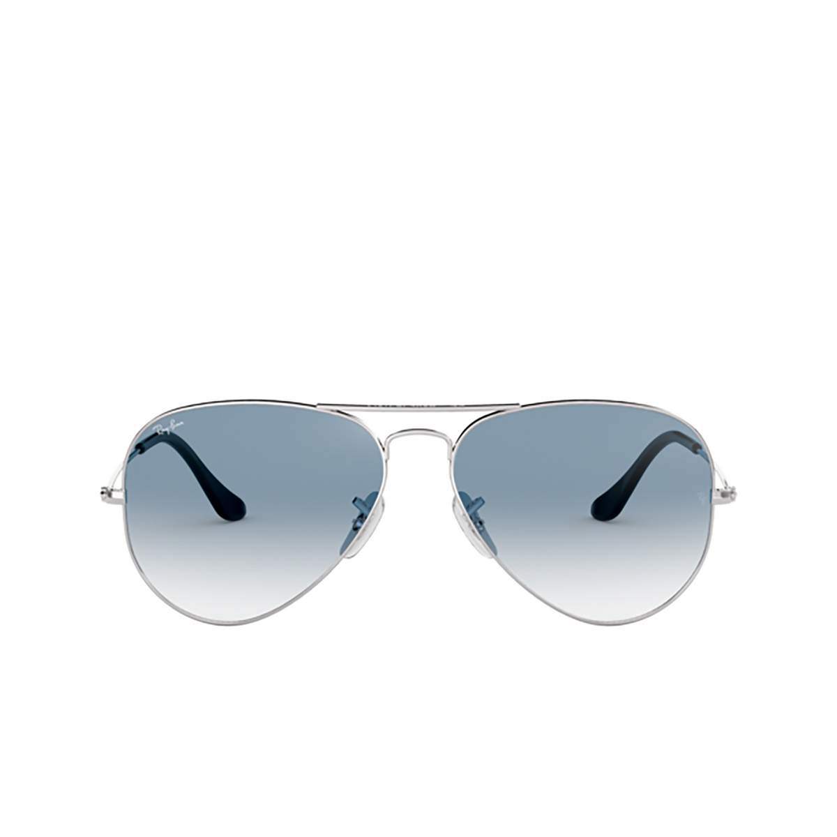 Ray-Ban AVIATOR LARGE METAL Sunglasses 003/3F Silver - front view
