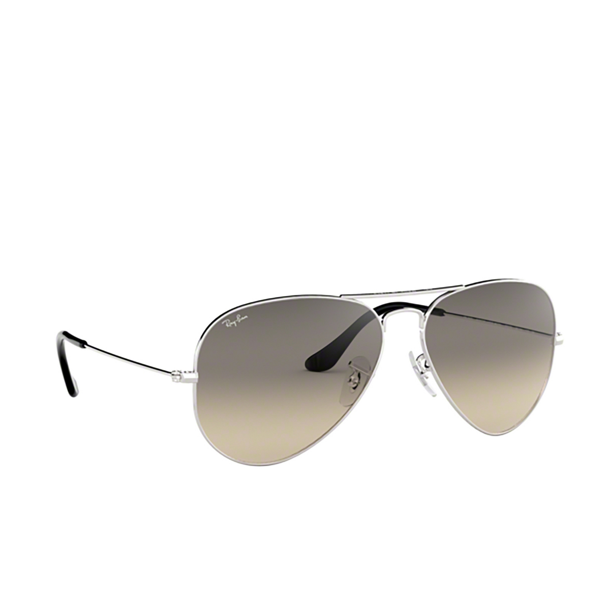 Ray-Ban AVIATOR LARGE METAL Sunglasses 003/32 Silver - three-quarters view