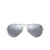 Ray-Ban AVIATOR LARGE METAL Sunglasses 019/W3 matte silver - product thumbnail 1/4