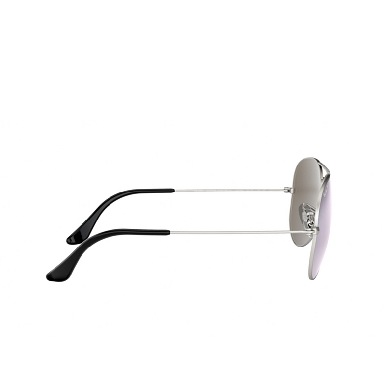 Ray-Ban AVIATOR LARGE METAL Sunglasses 019/W3 matte silver - 3/4