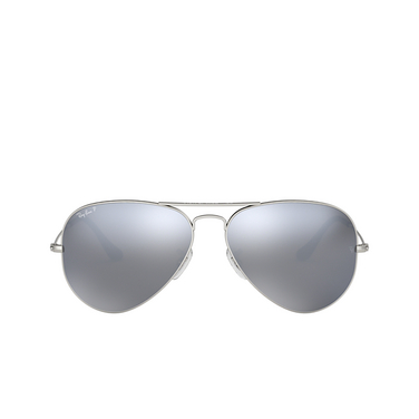Ray-Ban AVIATOR LARGE METAL Sunglasses 019/W3 matte silver - front view