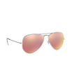 Ray-Ban AVIATOR LARGE METAL Sunglasses 019/Z2 matte silver - product thumbnail 2/4