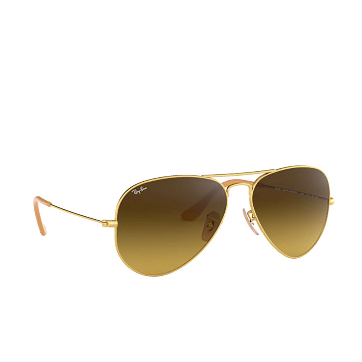 Ray-Ban AVIATOR LARGE METAL Sunglasses 112/85 MATTE ARISTA - three-quarters view