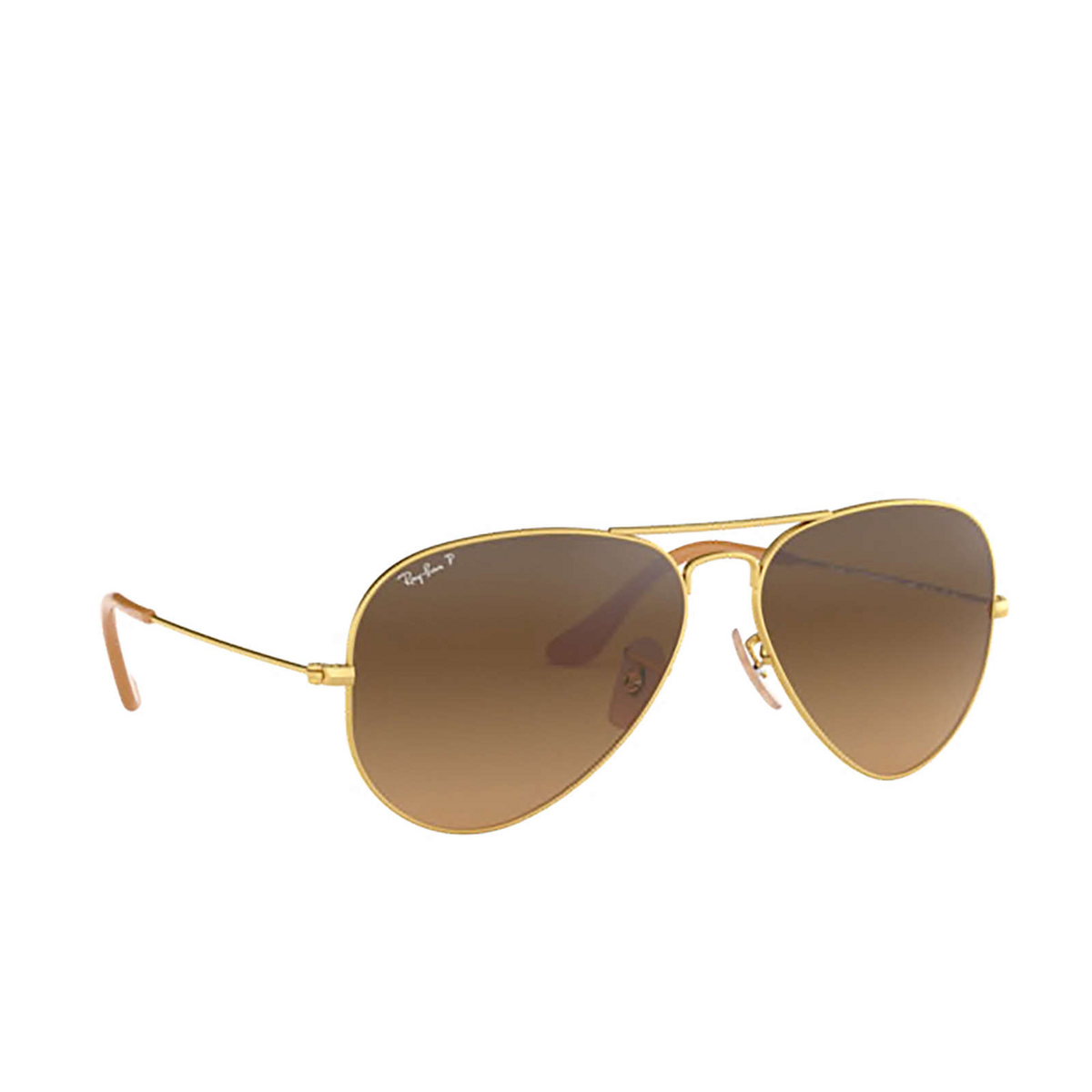 Ray-Ban AVIATOR LARGE METAL Sunglasses 112/M2 MATTE ARISTA - three-quarters view