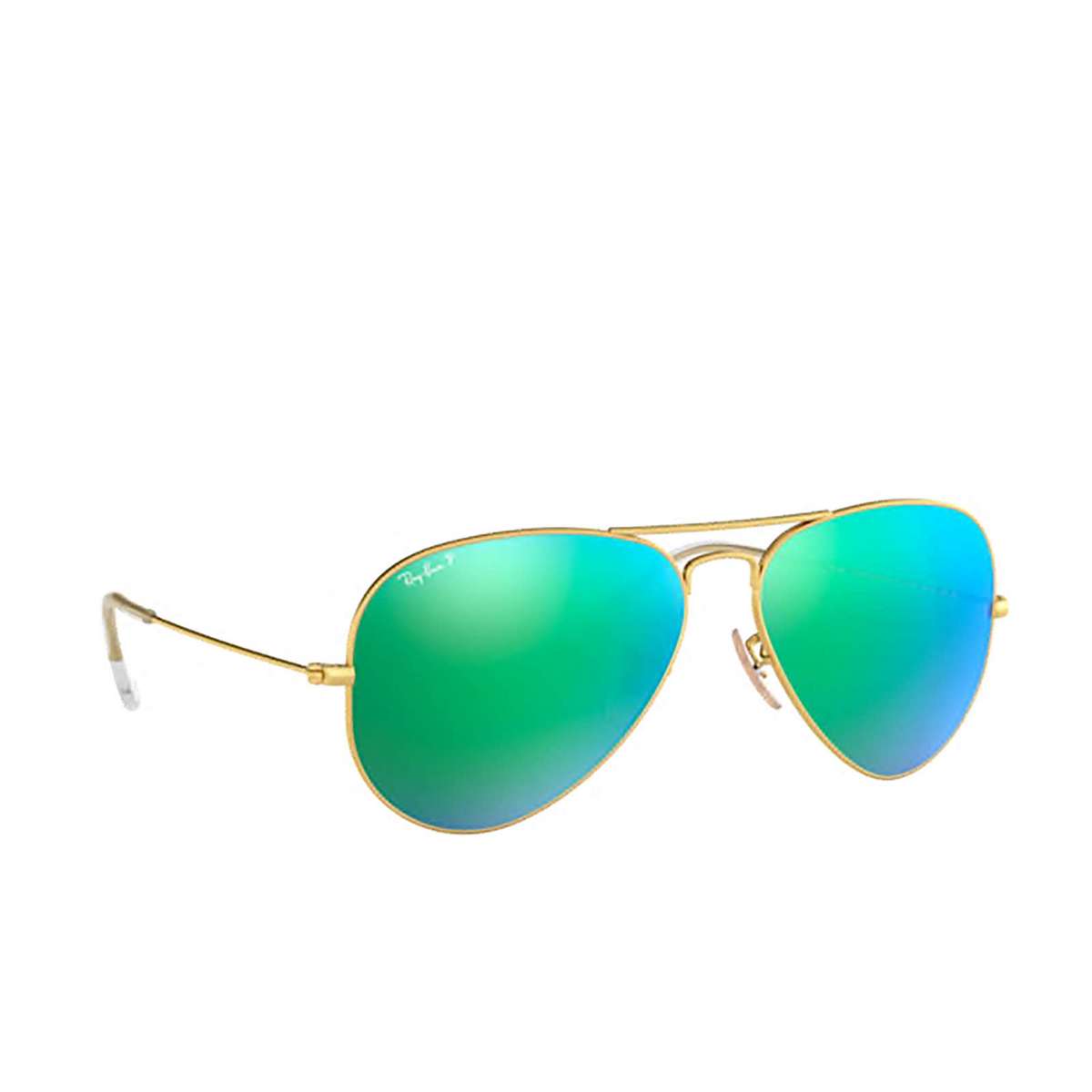 Ray-Ban AVIATOR LARGE METAL Sunglasses 112/P9 MATTE ARISTA - three-quarters view