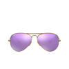 Ray-Ban AVIATOR LARGE METAL Sunglasses 167/1R demi gloss brushed bronze - product thumbnail 1/4