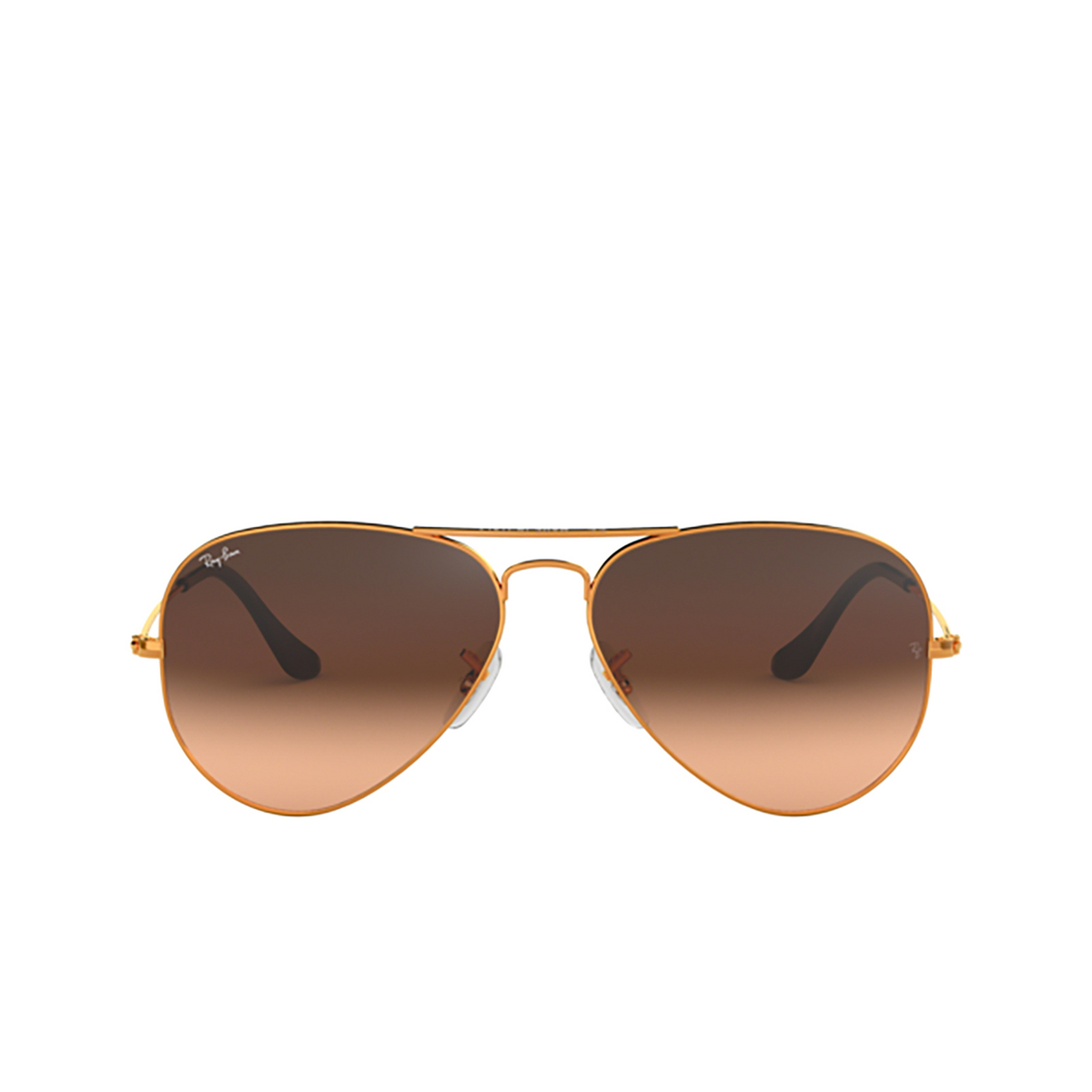 Ray-Ban AVIATOR LARGE METAL Sunglasses 9001A5 LIGHT BRONZE - front view