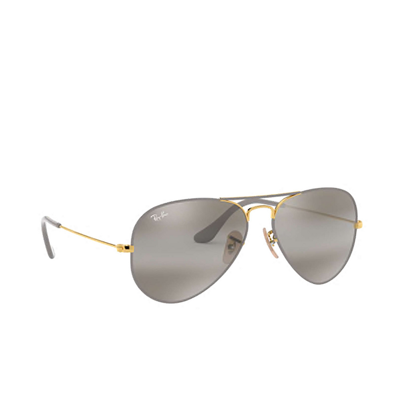 Ray-Ban AVIATOR LARGE METAL Sunglasses 9154AH matte grey on arista - 2/4
