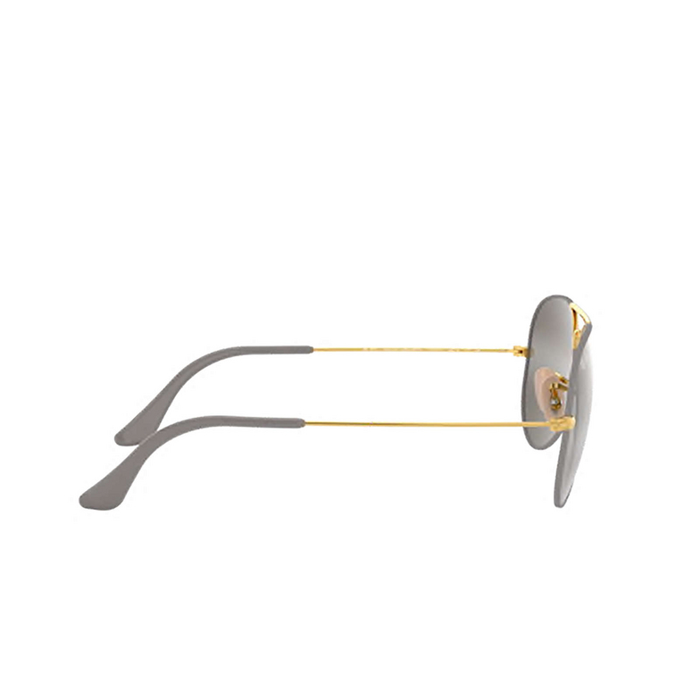 Ray-Ban AVIATOR LARGE METAL Sunglasses 9154AH matte grey on arista - 3/4