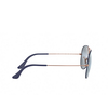 Ray-Ban AVIATOR LARGE METAL Sunglasses 9156AJ matte dark blue on copper - product thumbnail 3/4