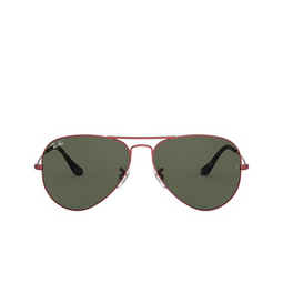 Ray-Ban® Aviator Sunglasses: RB3025 Aviator Large Metal color 918831 Sand Transparent Red 