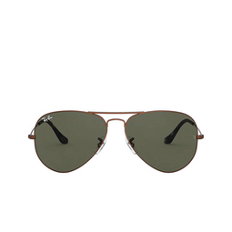 Ray-Ban® Aviator Sunglasses: RB3025 Aviator Large Metal color 918931 Sand Transparent Brown 