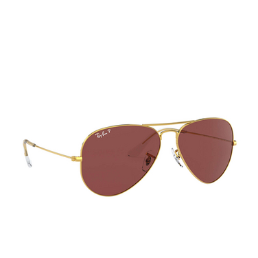 Ray-Ban AVIATOR LARGE METAL Sunglasses 9196AF legend gold - three-quarters view