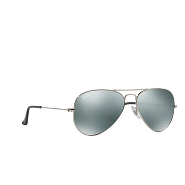 Lunettes de soleil Ray-Ban AVIATOR LARGE METAL W3275 silver - Vue trois quarts