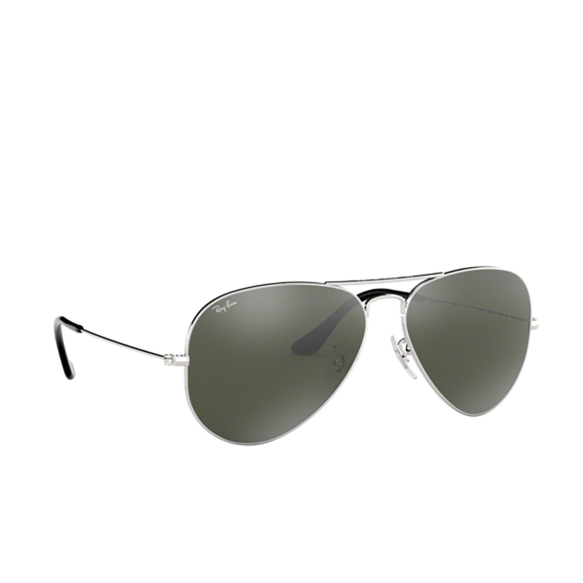 Ray-Ban AVIATOR LARGE METAL Sunglasses W3277 SILVER - three-quarters view