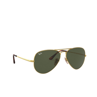 Gafas de sol Ray-Ban AVIATOR METAL II 914731 gold - Vista tres cuartos