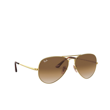 Ray-Ban AVIATOR METAL II Sunglasses 914751 gold - three-quarters view