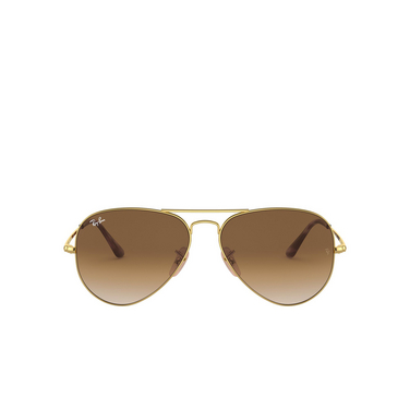 Lunettes de soleil Ray-Ban AVIATOR METAL II 914751 gold - Vue de face