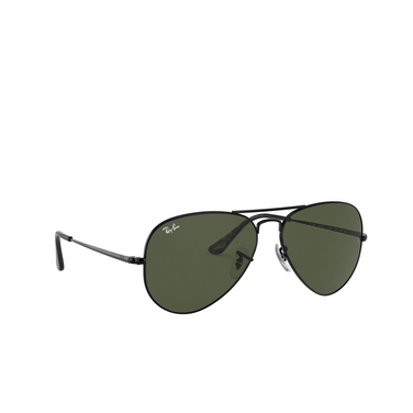 Ray-Ban AVIATOR METAL II Sunglasses 914831 black - three-quarters view