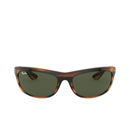 Ray-Ban® Rectangle Sunglasses: RB4089 Balorama color 820/31 Striped Red Havana 