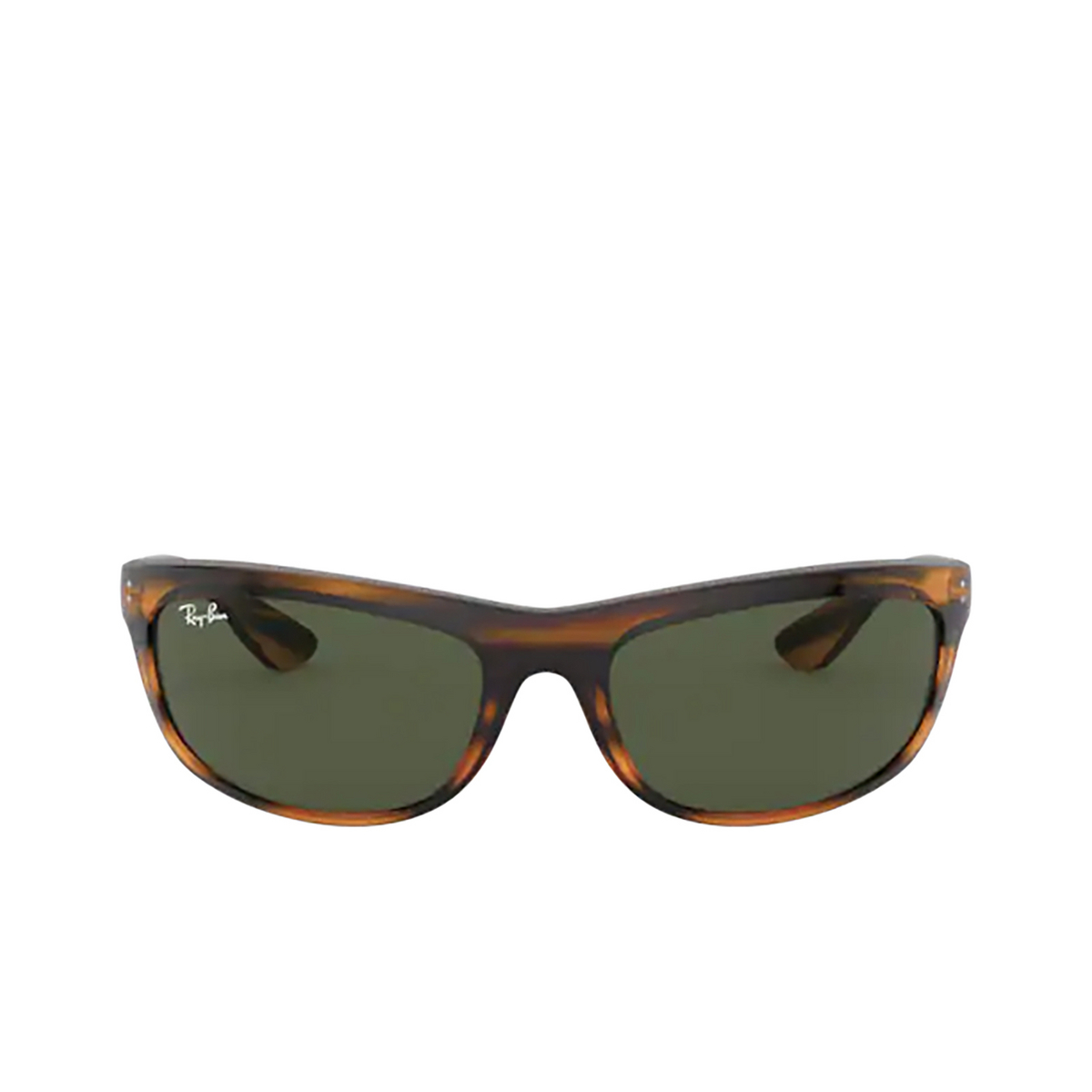 Ray-Ban® Rectangle Sunglasses: Balorama RB4089 color Striped Red Havana 820/31 - product thumbnail 1/3.