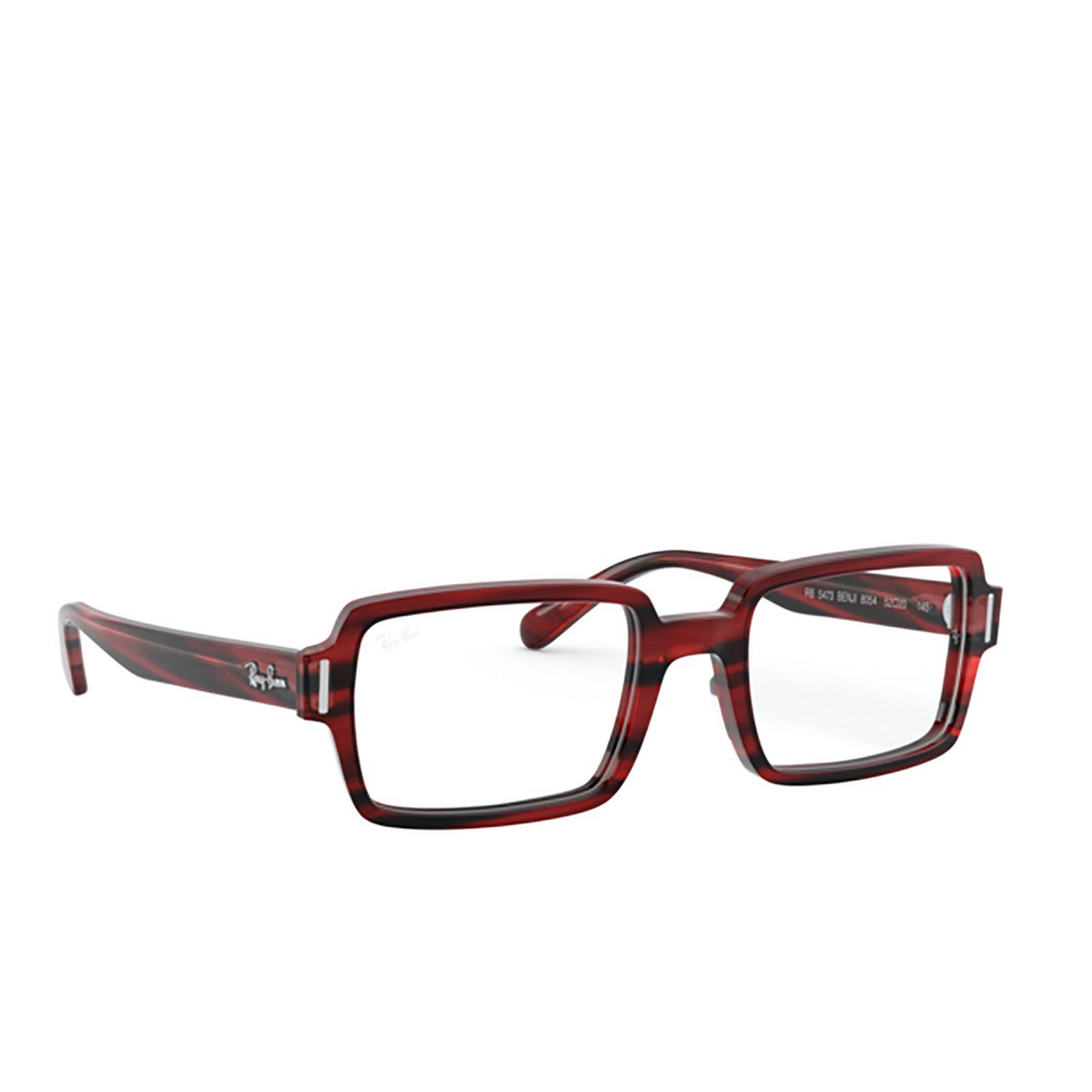 Ray-Ban BENJI Eyeglasses 8054 STRIPED RED - product thumbnail 2/4