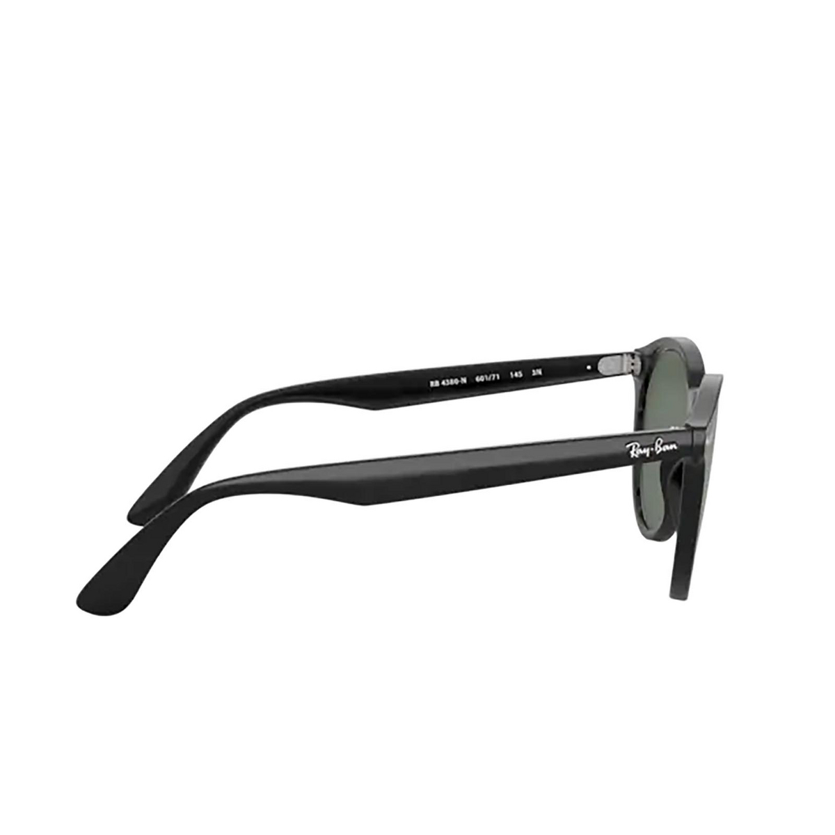 Ray-Ban® Round Sunglasses: RB4380N Blaze Panthos color 601/71 Black - 3/3