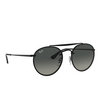 Ray-Ban BLAZE ROUND DOUBLEBRIDGE Sunglasses 148/11 demi gloss black - product thumbnail 2/4