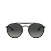Ray-Ban BLAZE ROUND DOUBLEBRIDGE Sunglasses 148/11 demi gloss black - product thumbnail 1/4