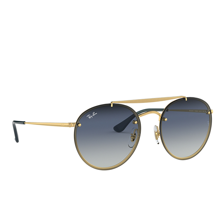 Ray-Ban BLAZE ROUND DOUBLEBRIDGE Sunglasses 91400S demi gloss gold - 2/4