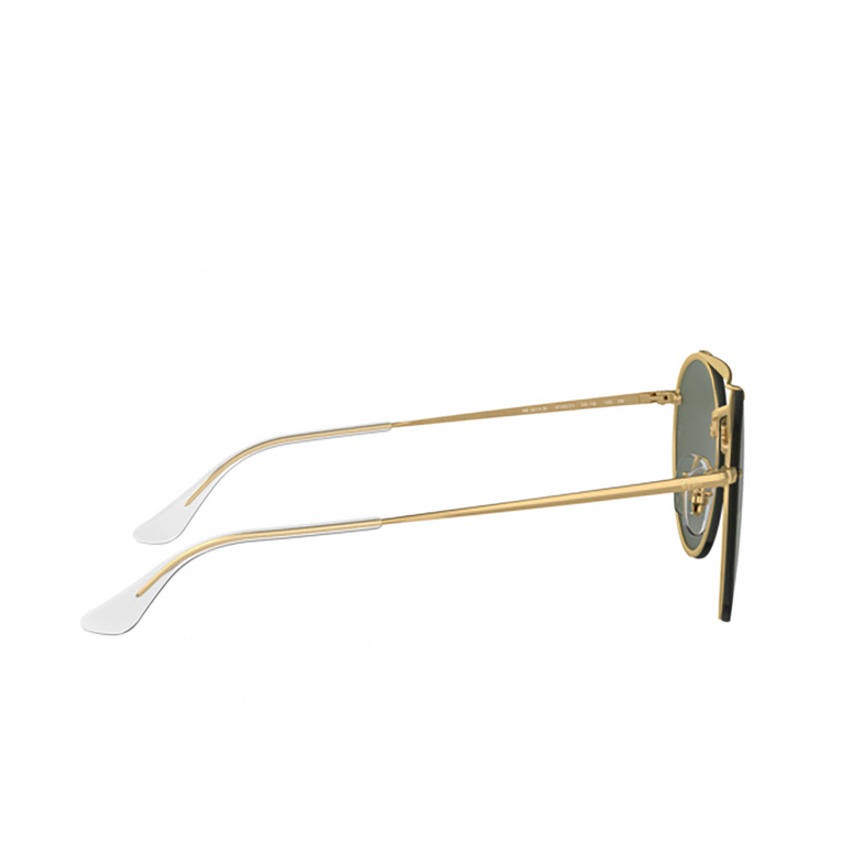 Ray-Ban BLAZE ROUND DOUBLEBRIDGE Sunglasses 914071 demi gloss gold - 3/4