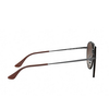 Ray-Ban BLAZE ROUND DOUBLEBRIDGE Sunglasses 914413 demi gloss gunmetal - product thumbnail 3/4